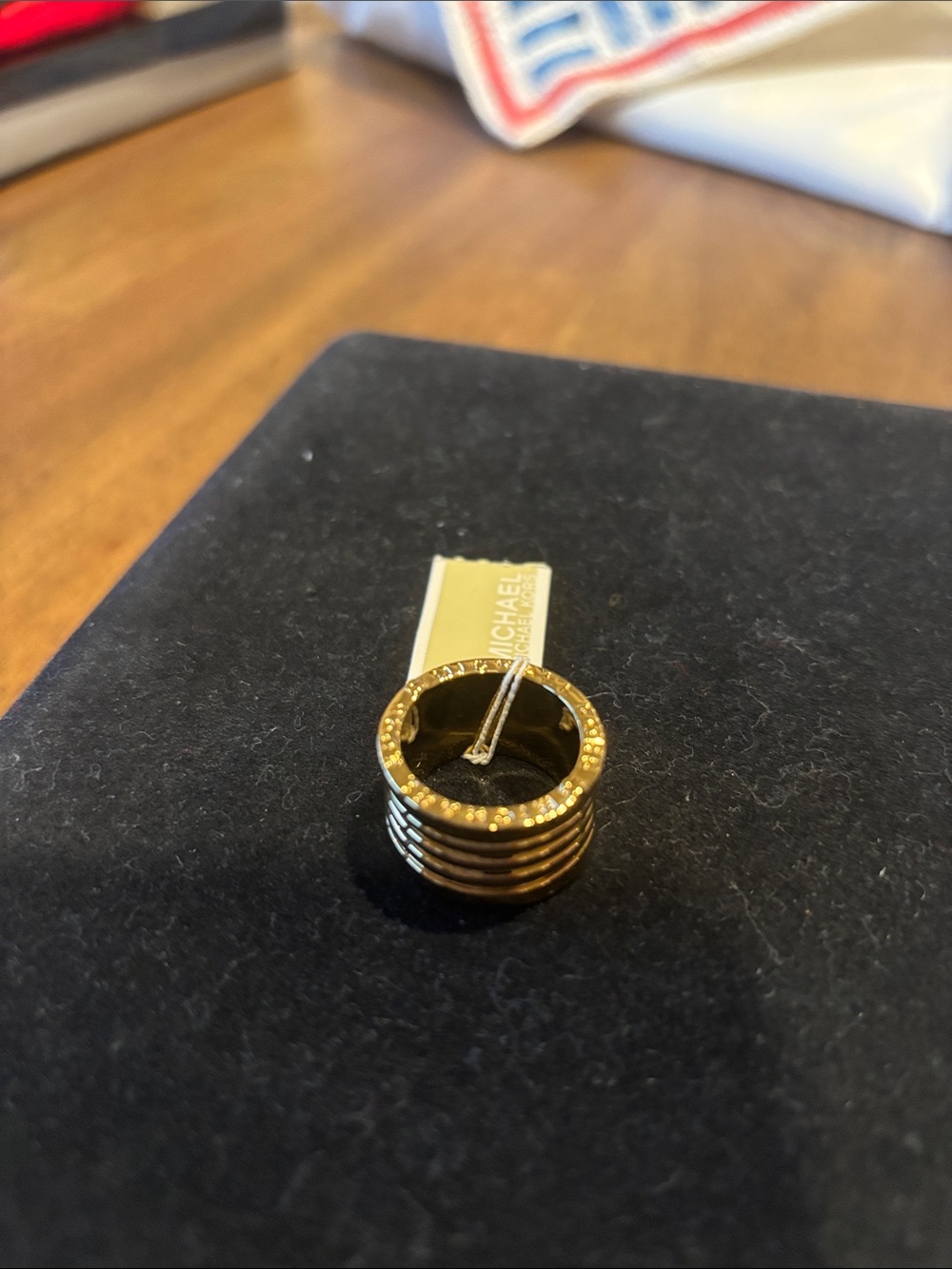 Michael Kors Gold-Tone Multirow Ring